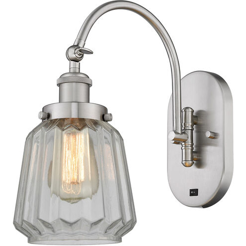 Franklin Restoration Chatham LED 7 inch Brushed Satin Nickel Sconce Wall Light