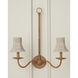 Bell Whitewash 5.5 inch Chandelier Shade, Suzanne Duin Collection