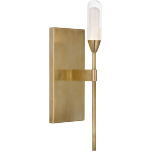 Visual Comfort Signature Collection Peter Bristol Overture LED 3.75 inch Natural Brass Sconce Wall Light, Medium PB2030NB-CG - Open Box
