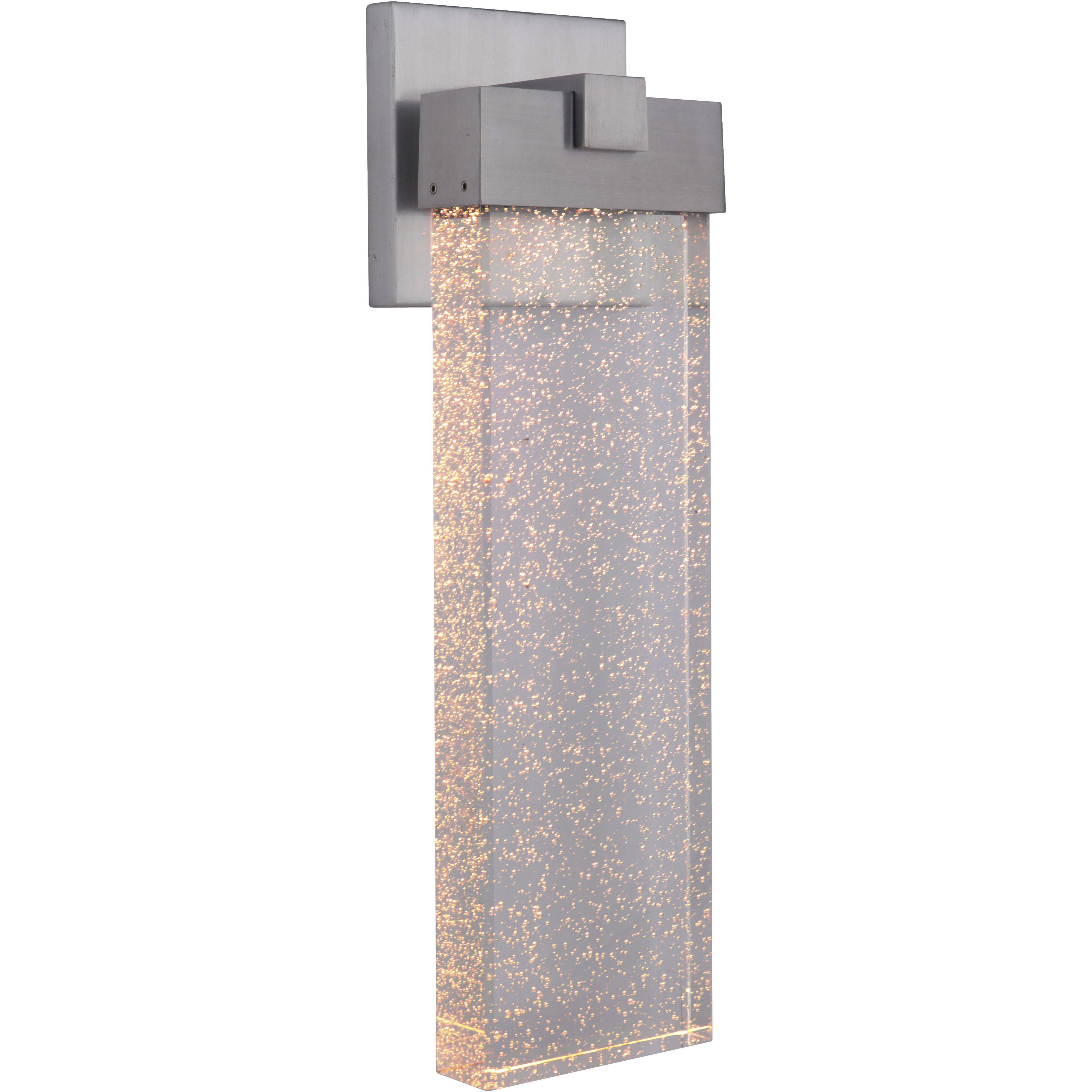 Aria LED 20 inch Satin Aluminum Outdoor Wall Mount, Medium