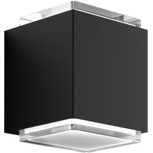 Sunset LED 6 inch Black Outdoor Wall Sconce