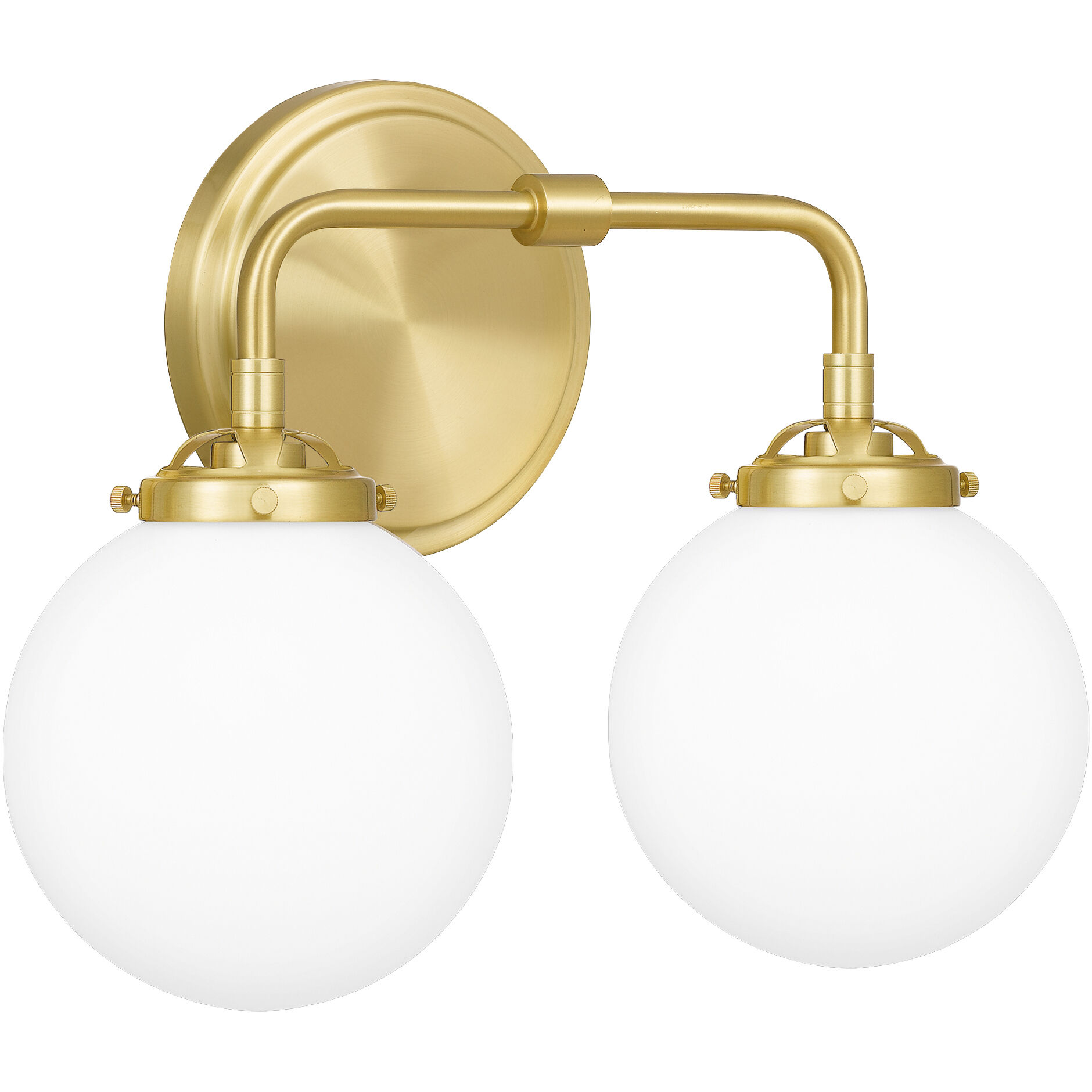 Landry 2 Light 15 inch Satin Brass Bath Light Wall Light 