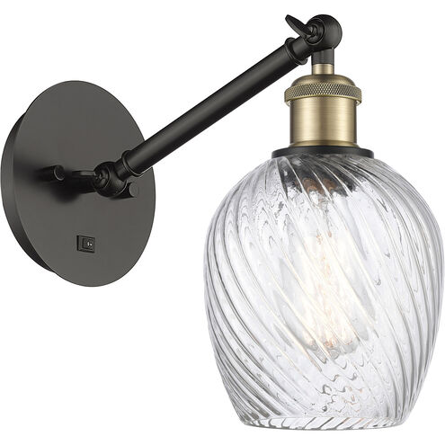 Ballston Salina LED 5 inch Black Antique Brass Sconce Wall Light