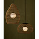 Carriage 1 Light 32.75 inch Black Outdoor Pendant