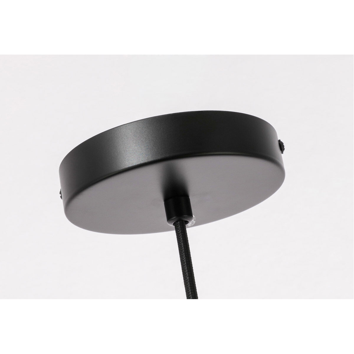 Gibson 1 Light 12 inch Black Pendant Ceiling Light