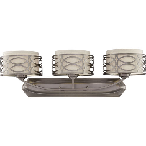 Harlow 3 Light 31 inch Hazel Bronze Vanity Light Wall Light