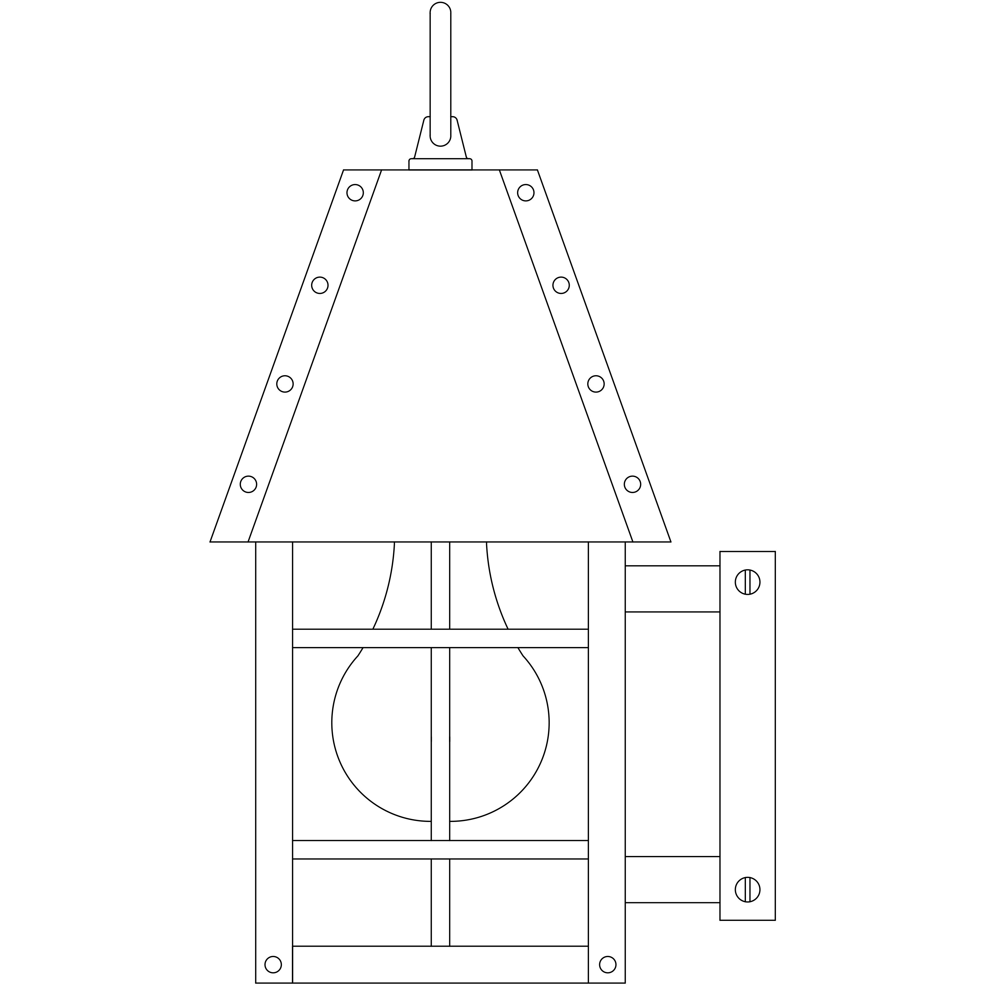 Hampton 1 Light 5 inch Bronze Wall Mount Wall Light in Clear