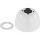Universal White Fan Slope Ceiling Canopy Kit