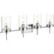 Benny 4 Light 32 inch Chrome Bath Sconce Wall Light