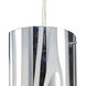 Chromia 1 Light 4 inch Polished Chrome Mini Pendant Ceiling Light