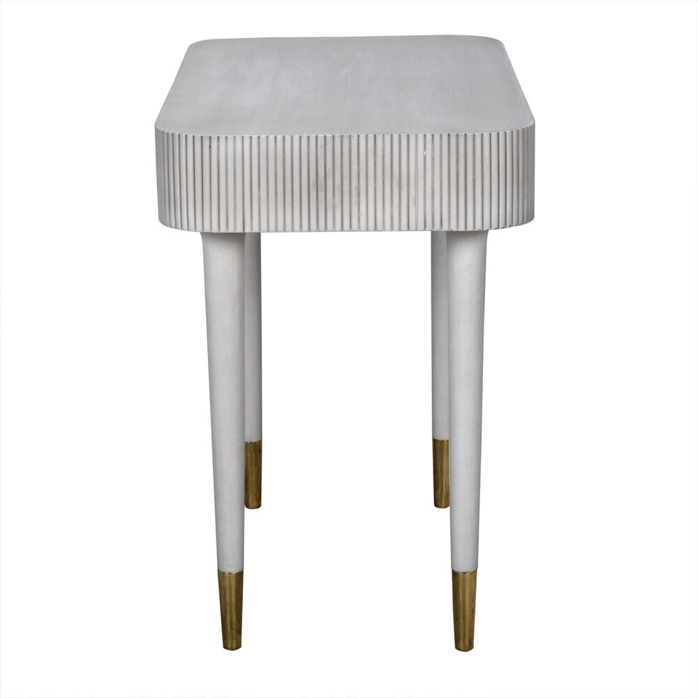 Celine 33 X 20 inch White Wash Desk/Side Table