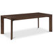 Daifuku 76 X 39 inch Dark Brown Dining Table, Small