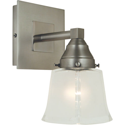 Mercer 1 Light 5 inch Satin Pewter with Polished Nickel Sconce Wall Light