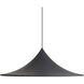 Vistara Pendant Ceiling Light in Sand Black