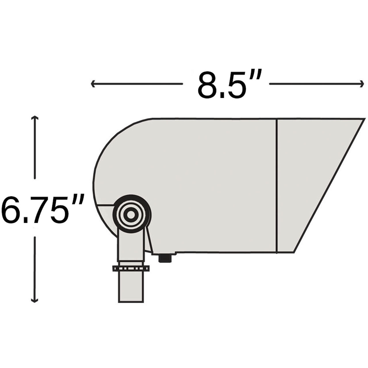 Isaac 120v 8.00 watt Bronze Landscape Spot Light