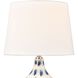 Colmar 18 inch 100 watt Blue Table Lamp Portable Light