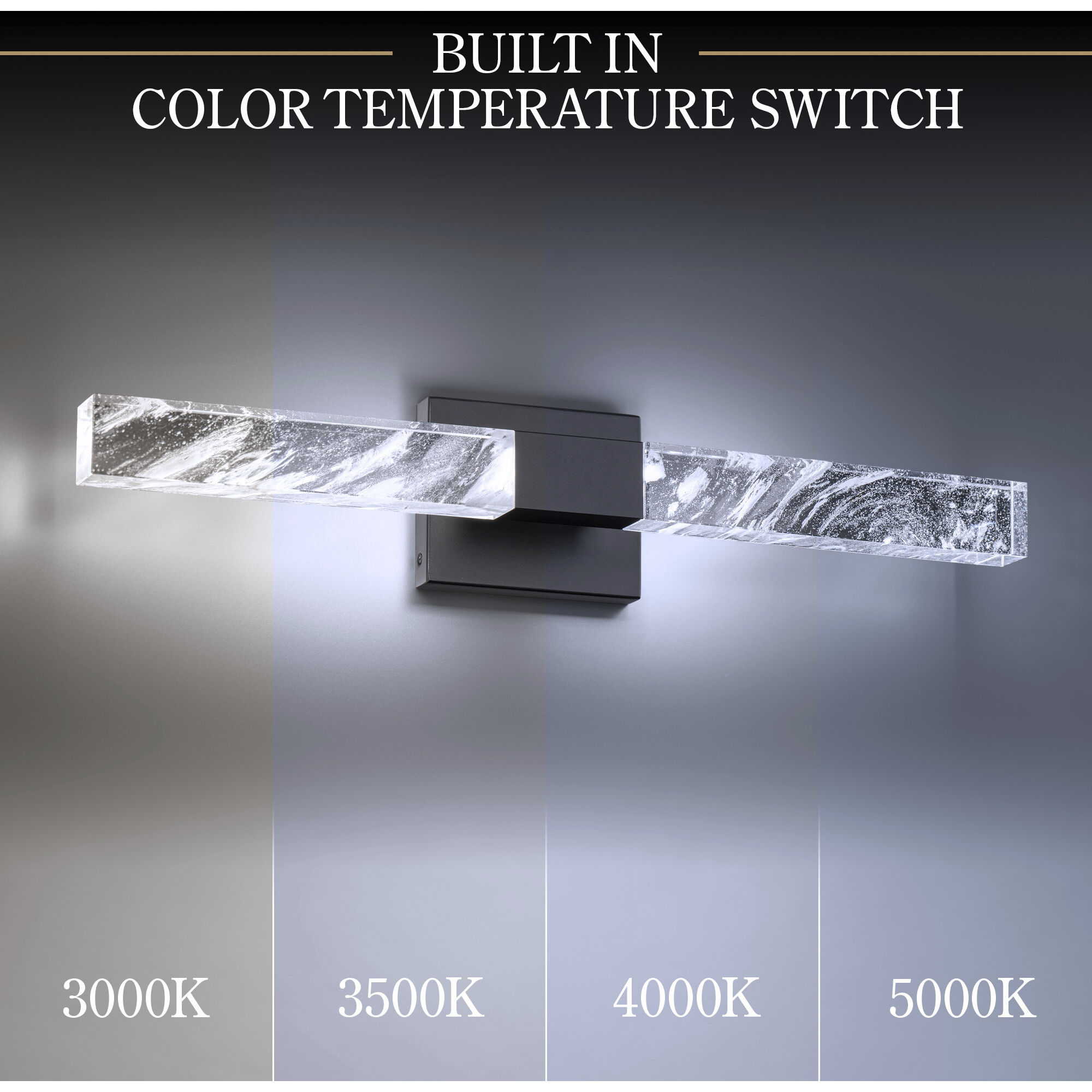 Beyond Baton LED 4 inch Black ADA Wall Sconce Wall Light