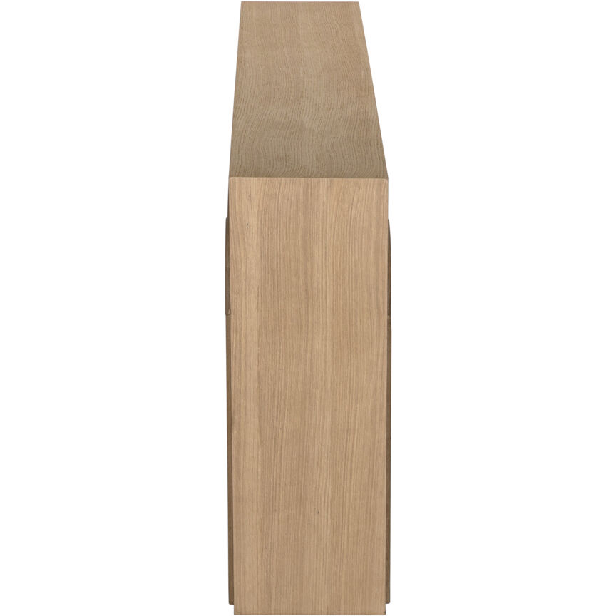 Enzo 83 X 12 inch White Oak Console, Extra Large