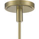 Izel 1 Light 12 inch Antique Brass Pendant Ceiling Light