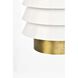 Point Dume™ Onshore 1 Light 8 inch Brushed Brass Pendant Ceiling Light, Design Series
