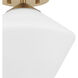 Celestial Valley 1 Light 10 inch Alturas Gold Flush Mount Ceiling Light, Small