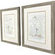 Heron Stance Multi and Beige and Brown and Blue Framed Art, Propac