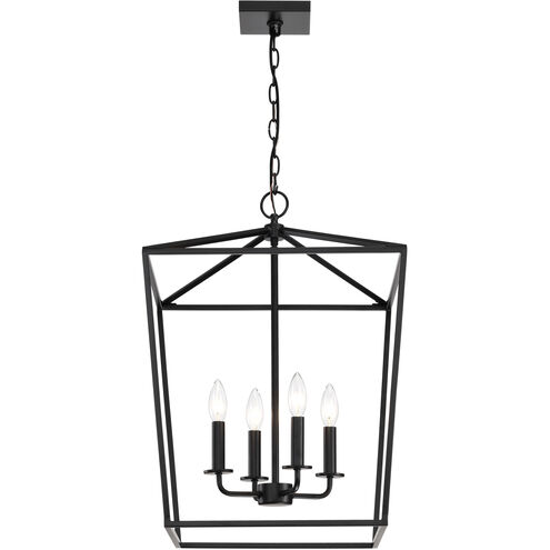 Emma 4 Light 17 inch Dark Bronze Pendant Ceiling Light