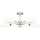Breton 5 Light 33 inch Brushed Nickel Chandelier Ceiling Light