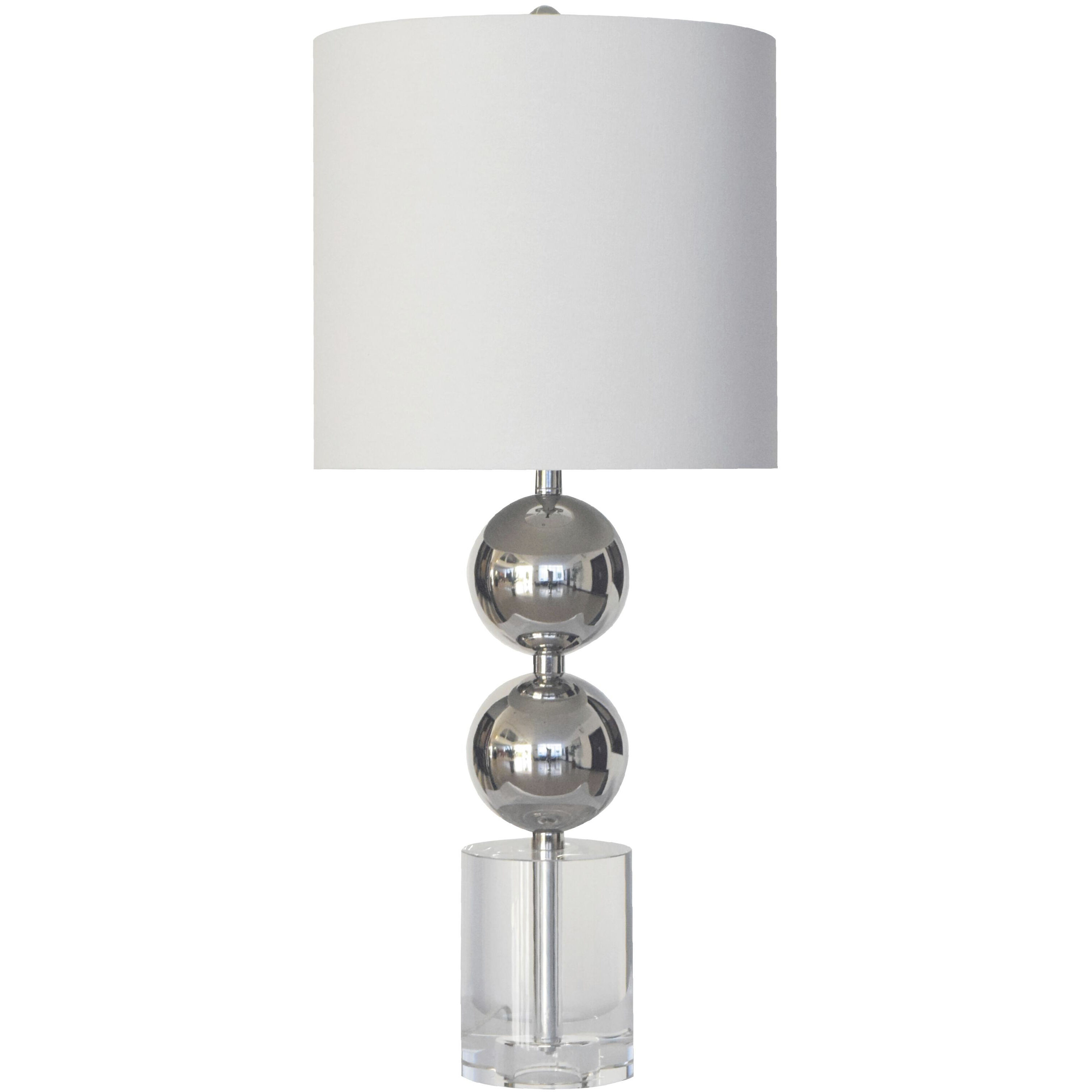 Canada 30.75 inch 100.00 watt Polished Nickel Table Lamp Portable Light