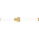 Solange LED 40.5 inch Modern Gold Bath Vanity Wall Light