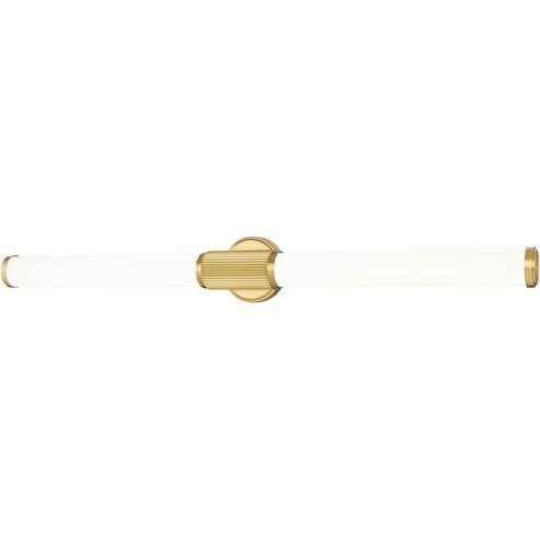 Solange LED 40.5 inch Modern Gold Bath Vanity Wall Light