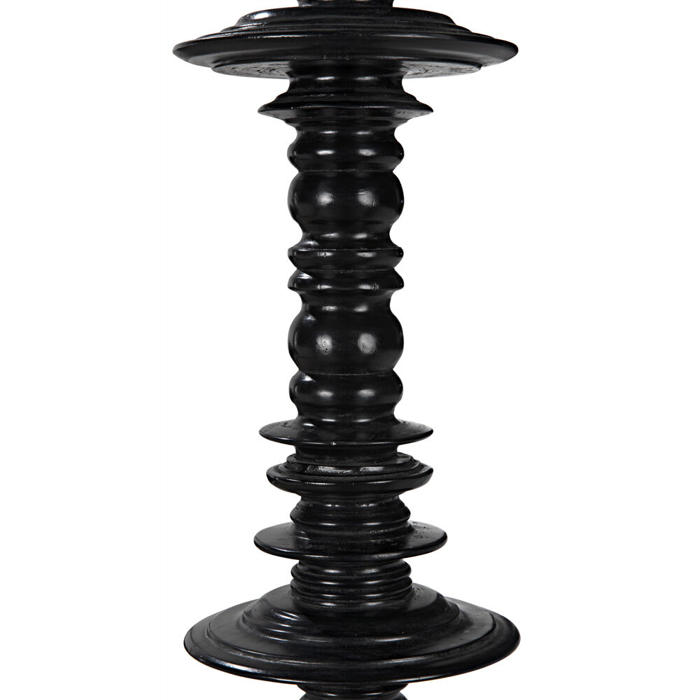 Ferret Hand Rubbed Black Bed, Queen