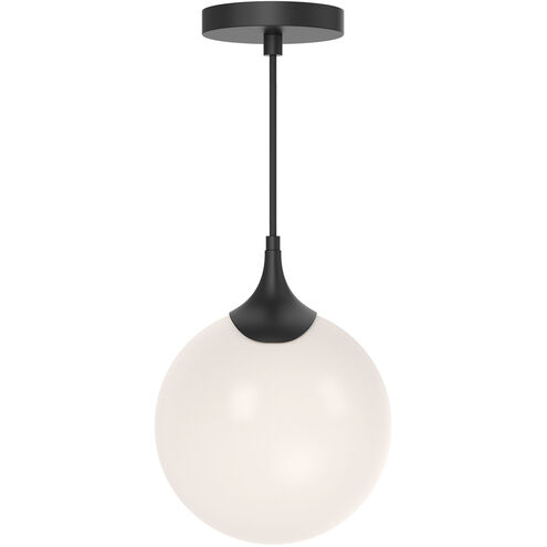 Alora Mood Nouveau 1 Light 7.88 inch Matte Black Pendant Ceiling Light