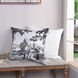 Dann Foley 24 inch Matte Black and White Decorative Pillow