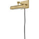 Stokes 12 inch Heritage Brass Indoor Wall Sconce Wall Light