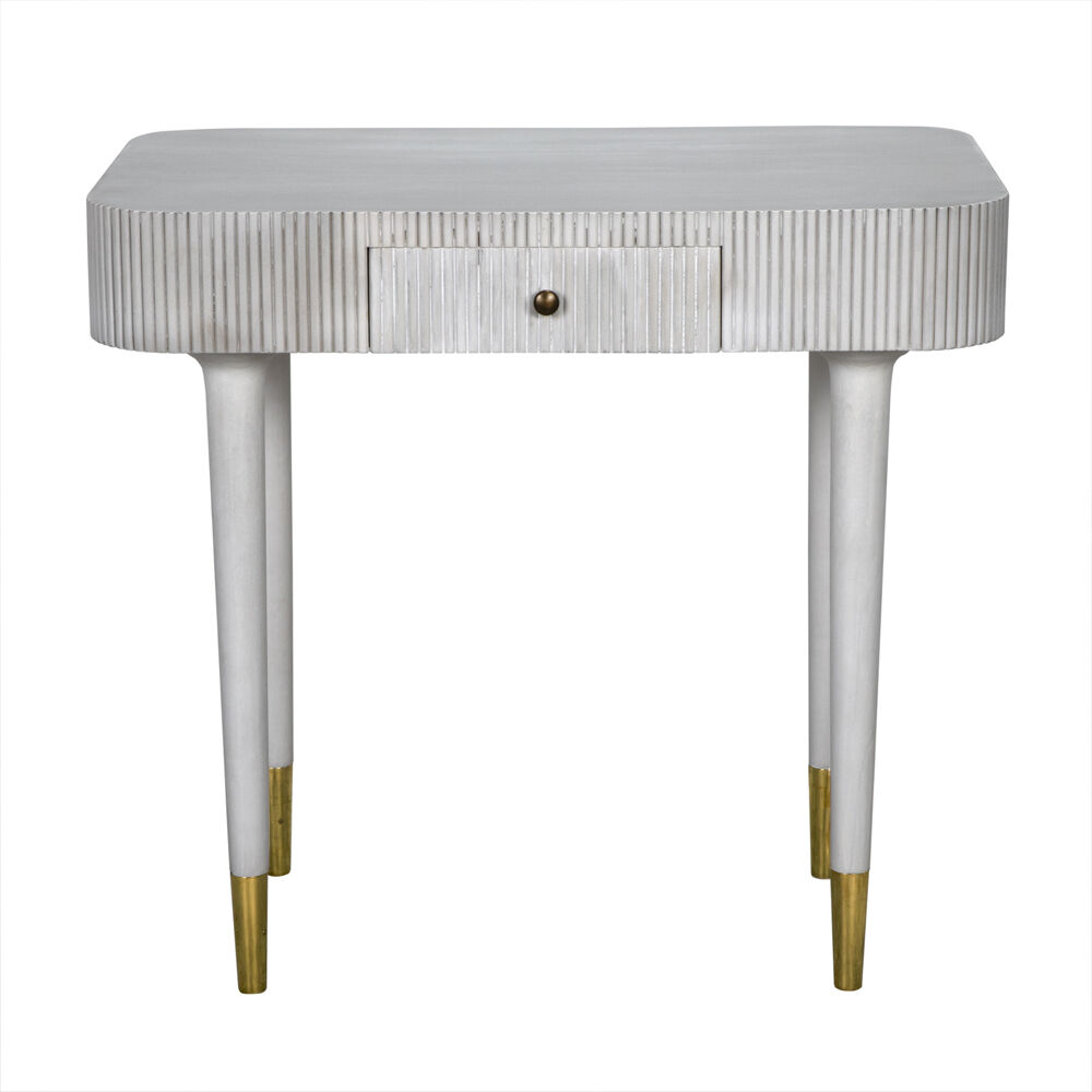 Celine 33 X 20 inch White Wash Desk/Side Table
