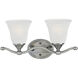 Harmony 2 Light 16 inch Satin Pewter Vanity Light Wall Light