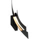 Candora LED 24 inch Black Vanity Light Wall Light