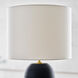Hable Fanny 28.13 inch 9.00 watt Rough Black Ceramic Table Lamp Portable Light