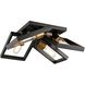 Northwest Passage 4 Light 17.25 inch Multiple Finishes and Graphite Semi-flush Mount Ceiling Light