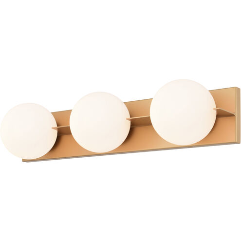 Parkview LED 24 inch Satin Brass Bathroom Light Wall Light