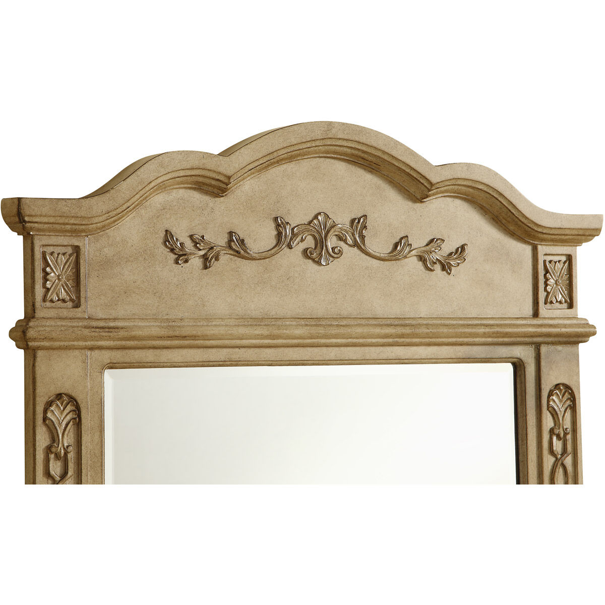 Danville 38 X 32 inch Antique Beige Wall Mirror in Antique Bronze