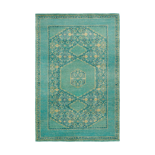 Loren 156 X 108 inch Medium Green Rug, Rectangle