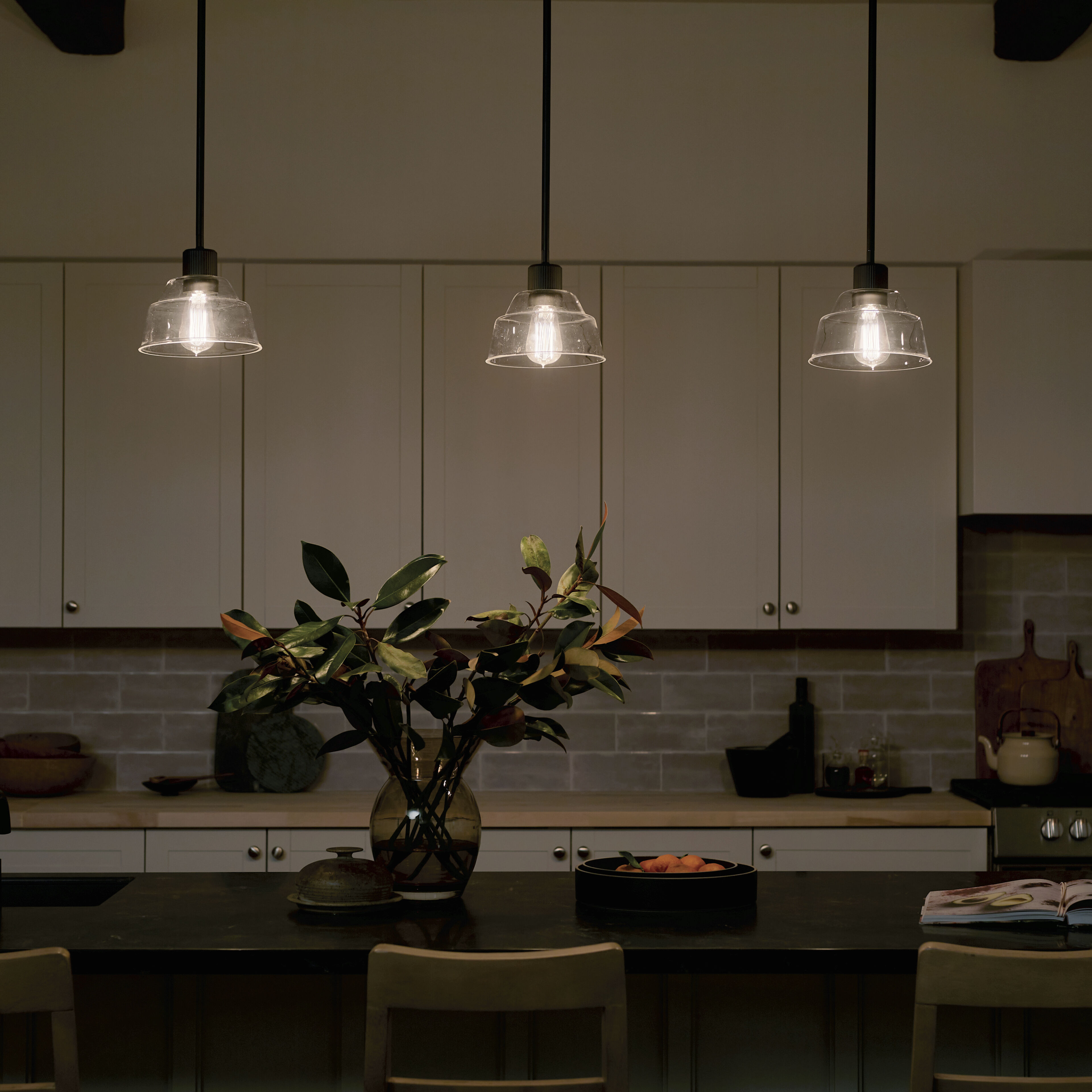 Eastmont 1 Light 8 inch Black Mini Pendant Ceiling Light