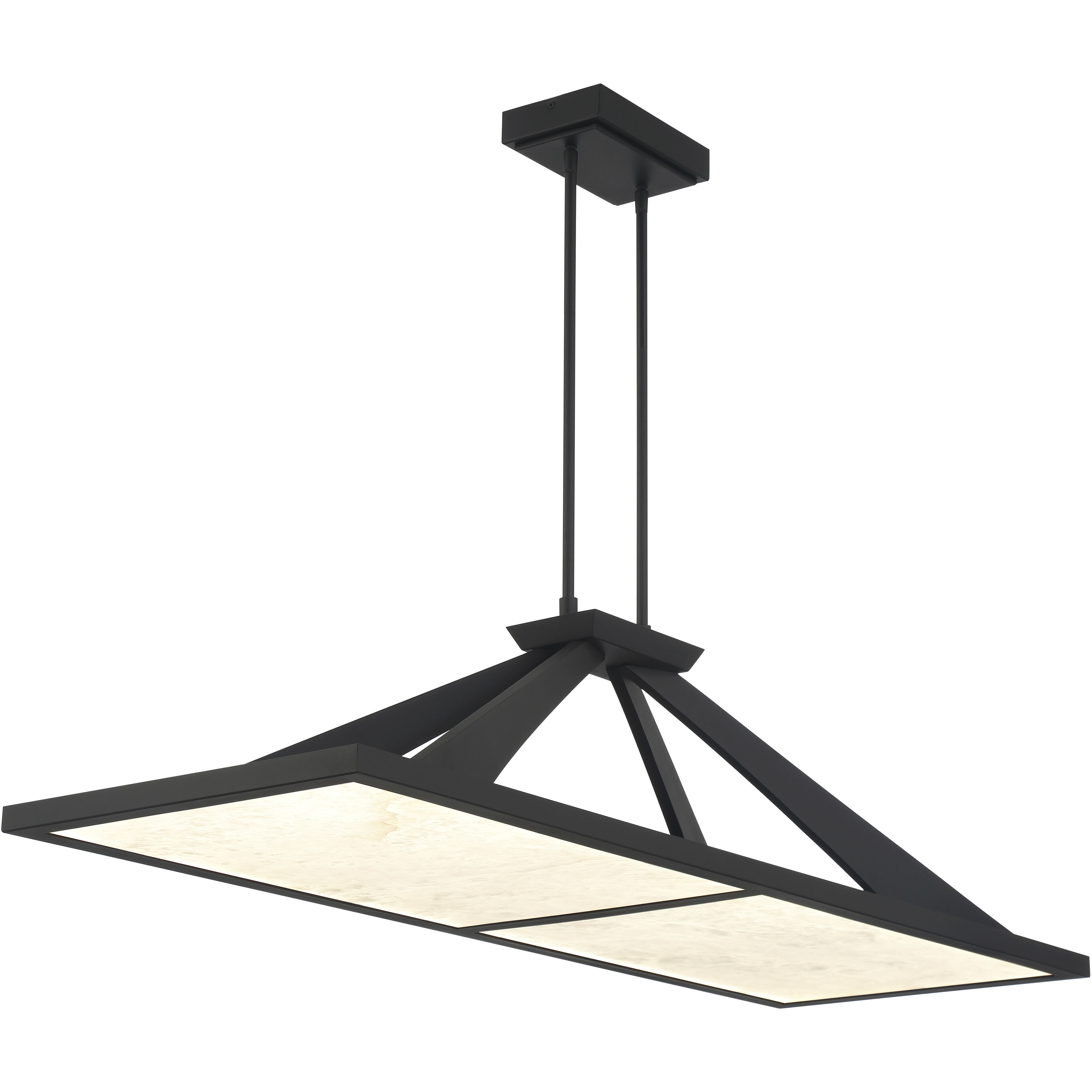 Stiles LED 48 inch Sand Coal Island Chandelier Ceiling Light