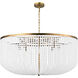Christiane Lemieux Bellecour 8 Light 24 inch Vintage Gild Chandelier Ceiling Light