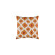 Kantha 20 X 20 inch Burnt Orange and Bright Red Throw Pillow