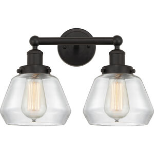 Fulton 2 Light 16 inch Oil Rubbed Bronze Bath Vanity Light Wall Light