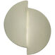 Ambiance LED 9 inch Celadon Green Crackle ADA Wall Sconce Wall Light, Offset