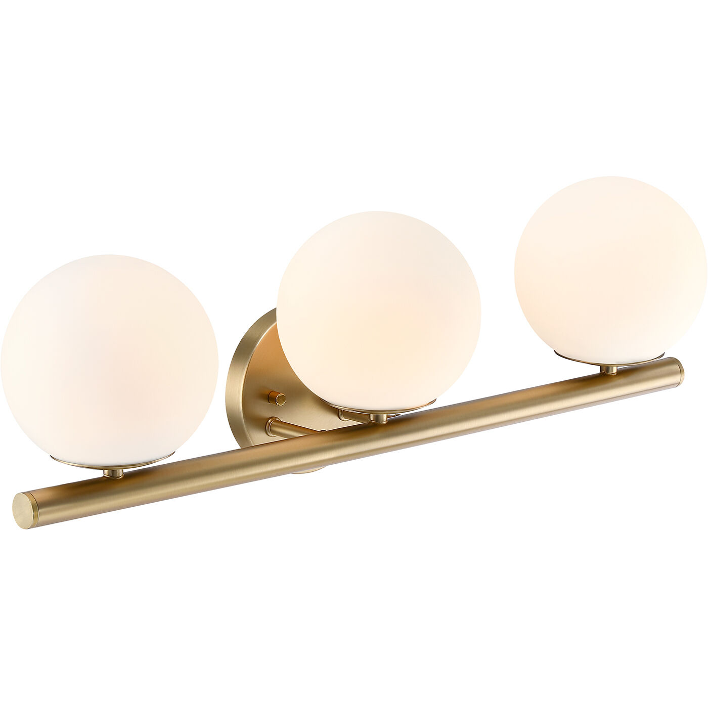 Crown Heights 3 Light 25 inch Brushed Gold Vanity Light Wall Light in Etched